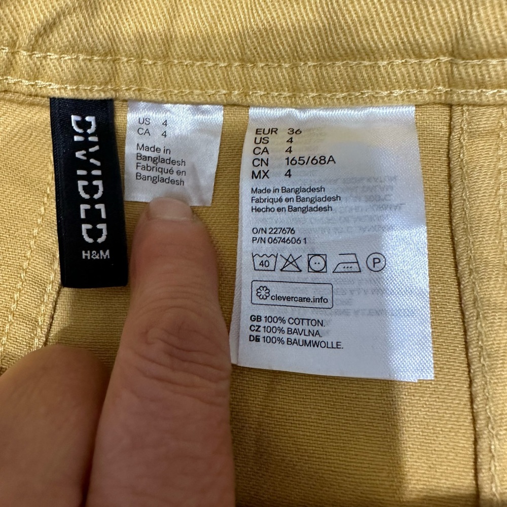 Divided Cute Button Down Mini Skirt. Excellent Co… - image 4